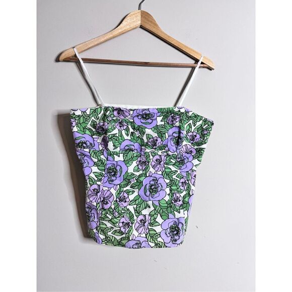 Ann Taylor spring floral corset and jacket sz 8 - Picture 6 of 7